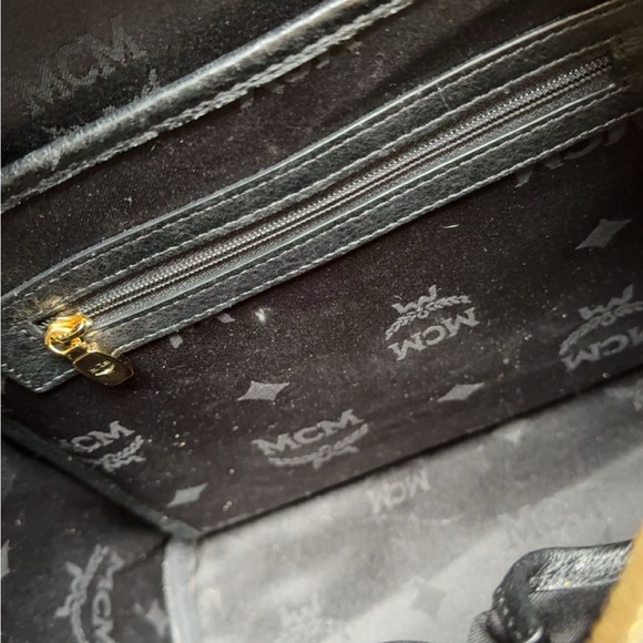 MCM Metallic Gold Backpack for Men - Picture 7 of 9